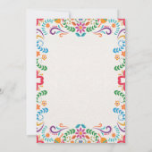Invitation Elegant Colorful Floral Fiesta Spanish Wedding (Dos)