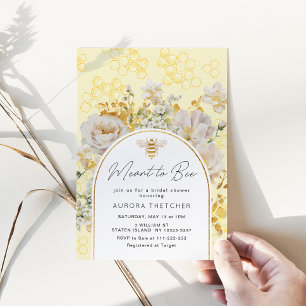 Invitation Élégant conçu pour être la douche nuptiale