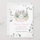 Invitation Élégant conte de fées | Princesse Anniversaire (Devant)