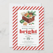 Invitation Élégant Cookie Exchange Red Green Party (Devant)
