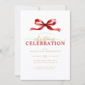 Invitation Elegant Corporate Christmas Party (Devant)