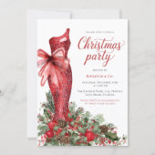 Invitation Elegant Corporate Christmas Party (Devant)