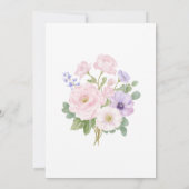 Invitation Elegant Couples Christmas Wedding Reception Floral (Dos)