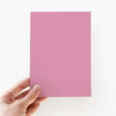 Invitation Élégant croix florale rose Baptême