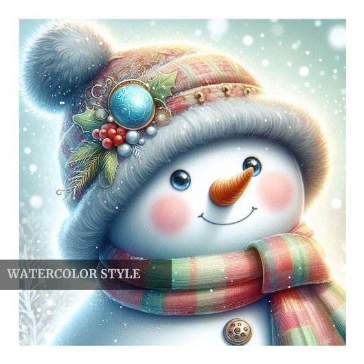 Invitation Elegant cute funny snowman holiday invite festive