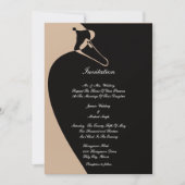 Invitation Élégant cygne (Devant)