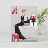 Invitation élégant de cadeaux de partie (Debout devant)