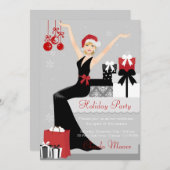 Invitation élégant de cadeaux de partie (Devant / Derrière)