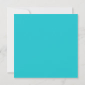 Invitation élégant de remous de damassé [Teal] (Dos)