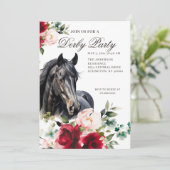 Invitation Elegant Derby Party  (Debout devant)