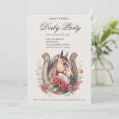 Invitation Elegant Derby Party  (Debout devant)