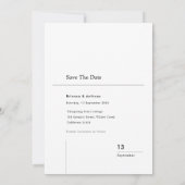 Invitation Elegant Destination Wedding Photo Save The Date (Dos)