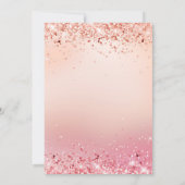 Invitation Élégant diamant de Parties scintillant Einladung (Dos)