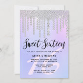 Invitation Élégant diamant moderne de poussette goutte sweet (Devant)