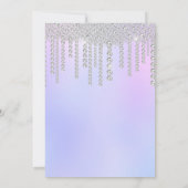 Invitation Élégant diamant moderne de poussette goutte sweet (Dos)