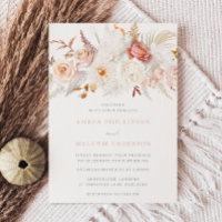 Élégant Divine Blush et Mariage Floral blanc