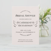 Invitation Elegant Dove Bridal Show (Debout devant)