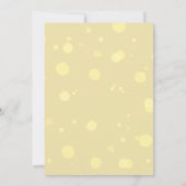 Invitation Elégant Dreamy Lights Gold Ballons fête d'annivers (Dos)