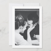 Invitation Élégant Dusty Blue Monogram Mariage (Dos)