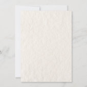 Invitation Elégant Dusty Fleur sauvage Jaune Boho Mariage (Dos)