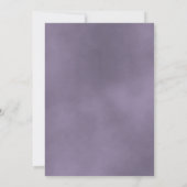 Invitation Elégant Dusty Purple Rose Nous Faisons Encore Vow (Dos)