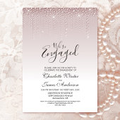 Invitation Elegant Dusty Rose Diamonds