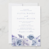 Invitation Elégant Dusty Rose Mariage (Devant)