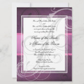 Invitation Élégant Effet Grunge De Tirages De Tirage De Tremb (Dos)