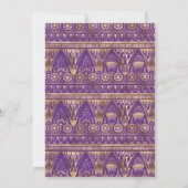 Invitation Elegant Egyptian Pattern Gold Wedding (Dos)