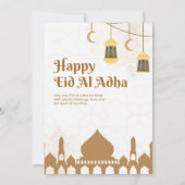 Invitation Elegant Eid Al-Adha Greetings Poster (Dos)