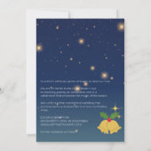 Invitation Élégant Enregistrer la date Mariage de Noël (Dos)