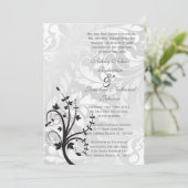 Invitation Elégant et classique mariage (Debout devant)