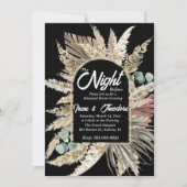 Invitation élégant et moderne en terre cuite boho Dîner de ré (Devant)