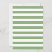 Invitation Elégant Eucalyptus Foliage Fête des mariées verte (Dos)