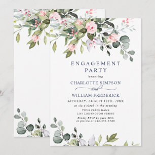 Invitation Elegant Eucalyptus Greenery