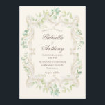 Invitation Elégant Eucalyptus Vintage Rustic Frame Mariage<br><div class="desc">Elégant cadre rustique d'eucalyptus vintage entouré de beaux scripts et de typographie simple. Arrière - plan de crème. Customiser au besoin. Pour customiser, cliquez sur le lien "customiser plus loin" et utilisez l'outil de conception pour apporter des modifications. Beaucoup de choix de papier, ainsi que des formes de papier. Satisfaction...</div>