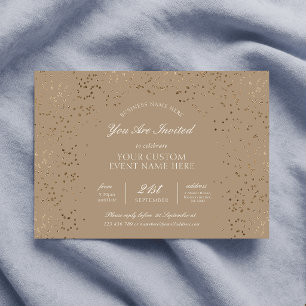Invitation Élégant événement de dîner de gala d'affaires avec