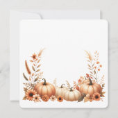 Invitation Elegant fall watercolor illustration (Devant)