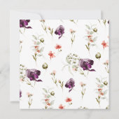 Invitation Elegant Fantasy Floral Birthday Party (Dos)