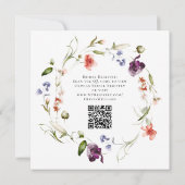 Invitation Elegant Fantasy Floral Bridal Shower (Dos)