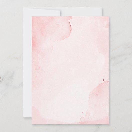 Invitation Elégant Fleur Anniversaire Par Thé (Dos)