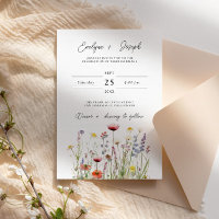 Elégant Fleur sauvage Boho Chic Floral Garden Mari