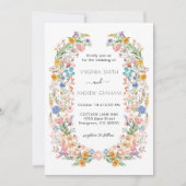 Invitation Elégant Fleur sauvage de printemps Meadow Garden M (Devant)