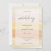 Invitation Élégant Fleur sauvage en terre cuite aquarelle Art (Devant)