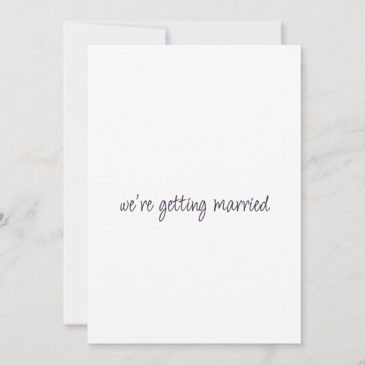 Invitation Elégant fleur sauvage lavande blanche mariage boho (Dos)