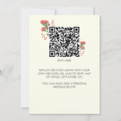 Invitation Elegant Floral ANY AGE Photo Birthday  (Dos)