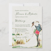 Invitation Élégant Floral Charro Mariage mexicain (Devant)