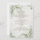 Invitation Elegant Floral - Customizable Rustic Boho (Dos)