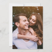 Invitation Elégant Floral Dusty Rose Gold Mariage Photo (Dos)