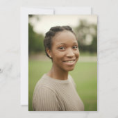 Invitation Elegant Floral Gold 45 Birthday Photo (Dos)